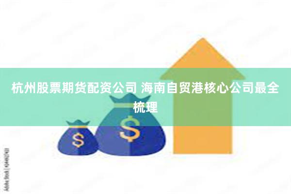 杭州股票期货配资公司 海南自贸港核心公司最全梳理